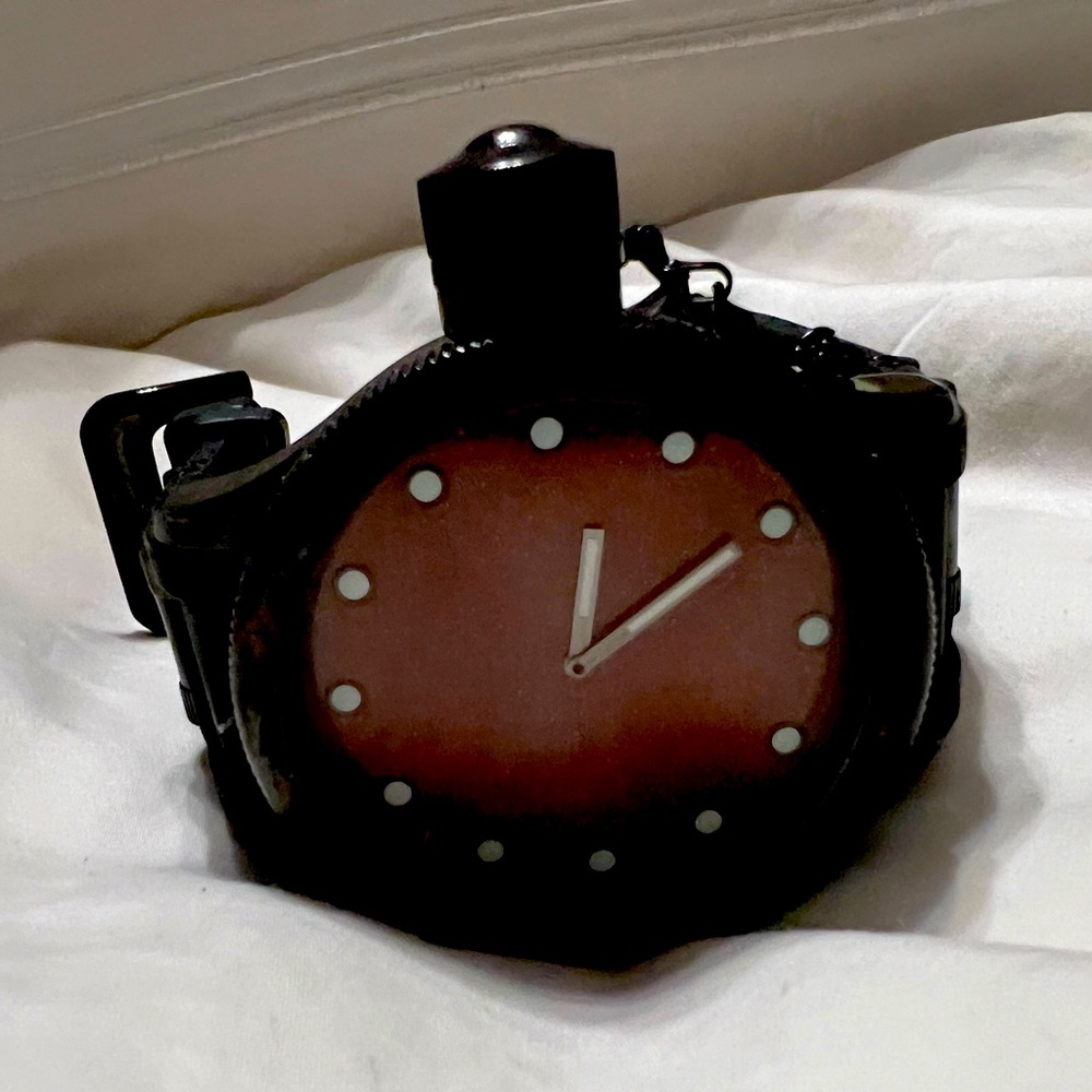 Brand New Invitca Russian 1959 Diver black with brown sparkle face